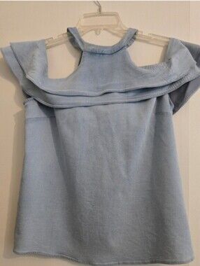 INC International Light Blue Off Shoulder.